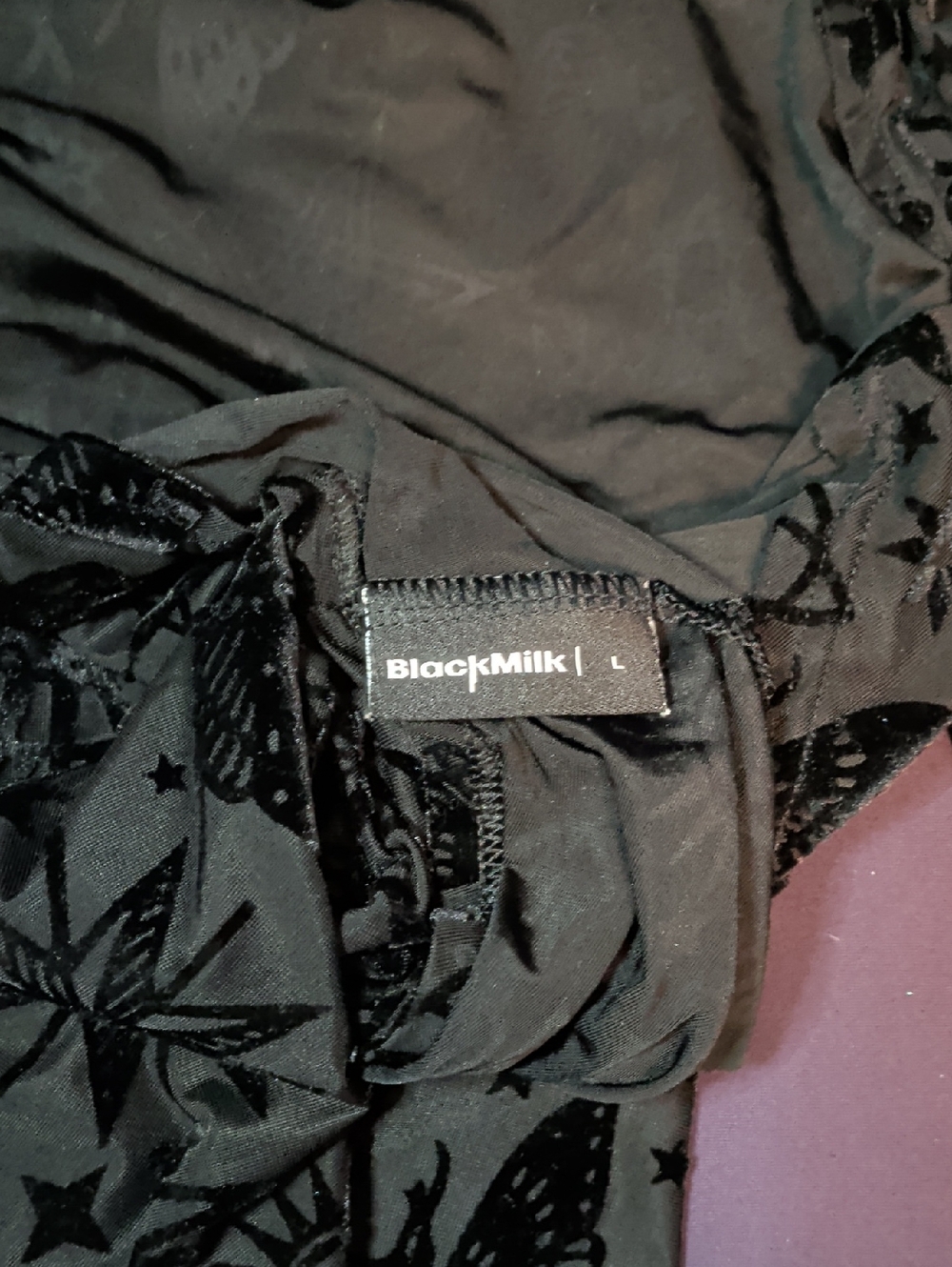 Black Milk Burned Velvet Spell Dress - Picture 5 of 5